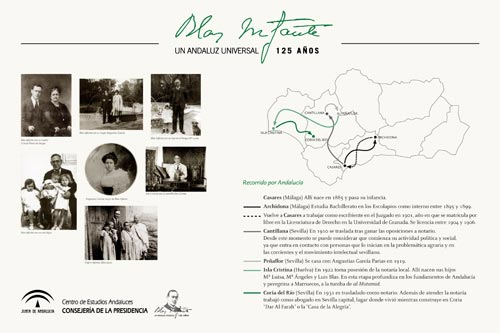 Blas Infante, un andaluz universal. 125 años (paneles)