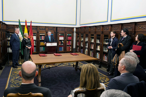 Firma de convenio de colaboración conmemoración del V Centenario de la Boda del Emperador Carlos V con Isabel de Portugal