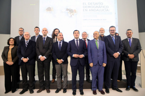 Inauguración jornada 'El desafío demográfico en Andalucía: escenarios presentes y futuros'