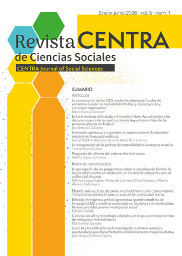 Vol. 5 Núm. 1 (enero-junio, 2026) Revista CENTRA de Ciencias Sociales