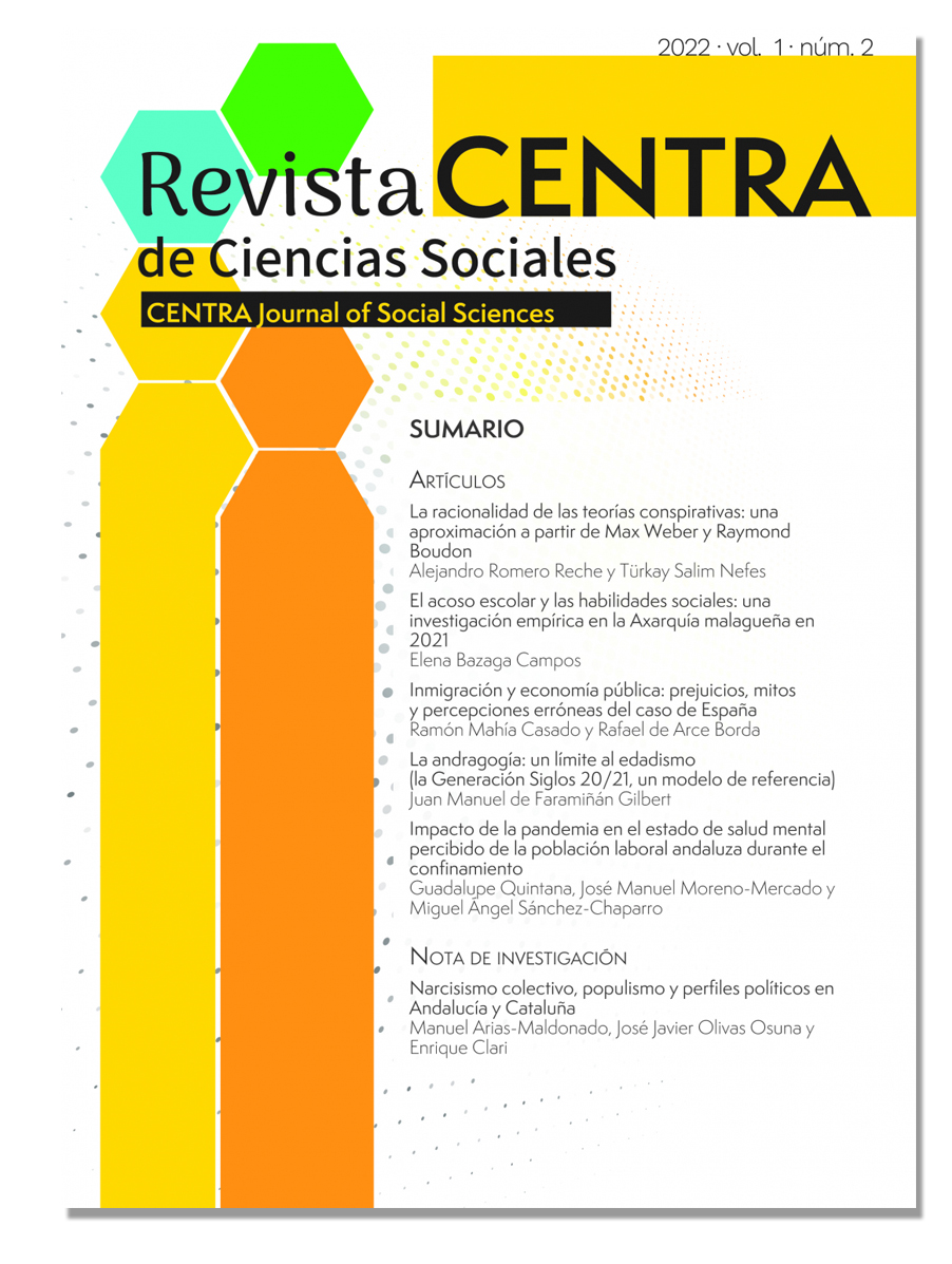 Publicado el segundo número de la Revista CENTRA de Ciencias Sociales