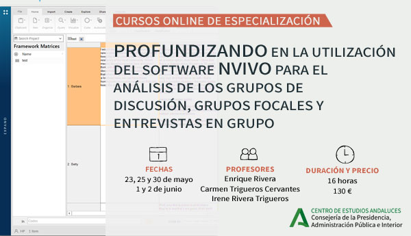 Profundizando en la utilización del software NVivo para el análisis de los grupos de discusión, grupos focales y entrevistas en grupo